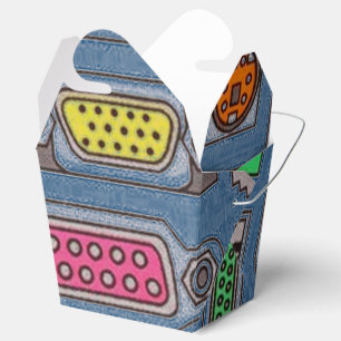 Computer Geek Inout Pattern Take Out Favour Box