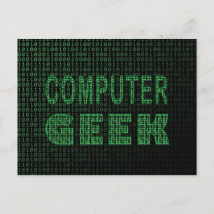 Computer Geek Postcard