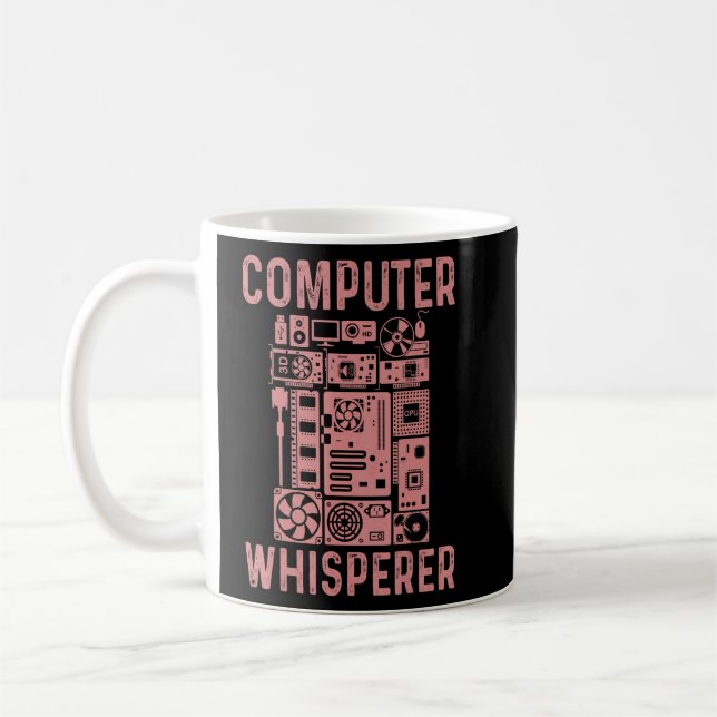 Computer Geek Tech Nerd Men Women Cool Support _7 Coffee Mug (Left)