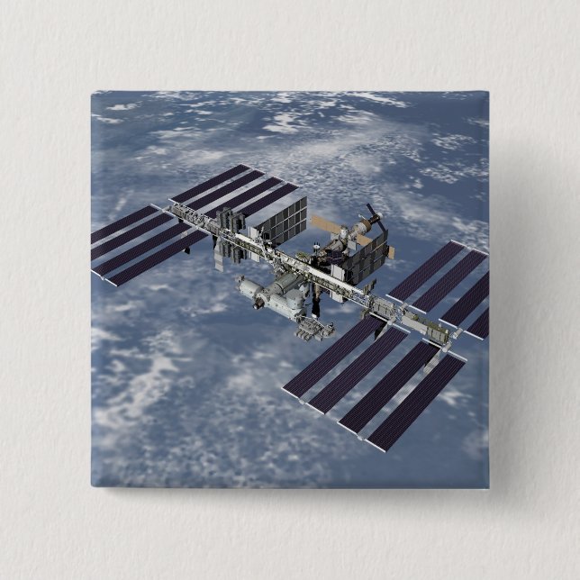 Computer generated view 2 inch square button (Front)