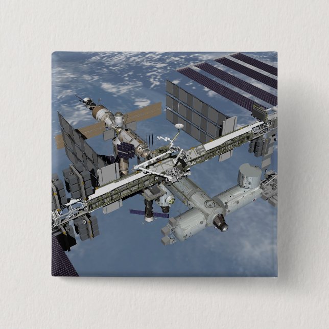 Computer generated view 4 2 inch square button (Front)
