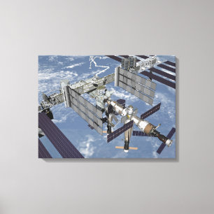 Computer generated view 7 canvas print