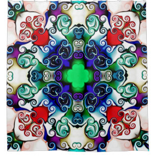 Computer graphics. Illustration of an abstract flo