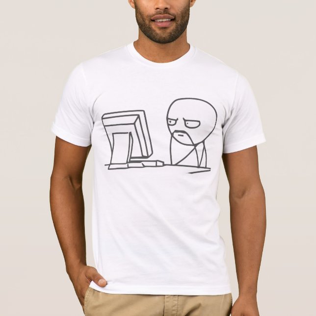 Computer Guy Meme - 2-sided AA T-Shirt (Front)