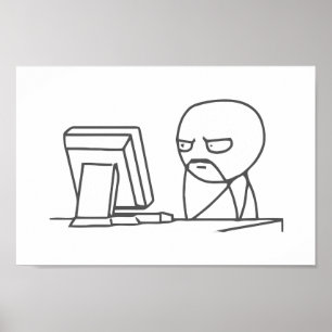 Computer Guy Meme - Poster