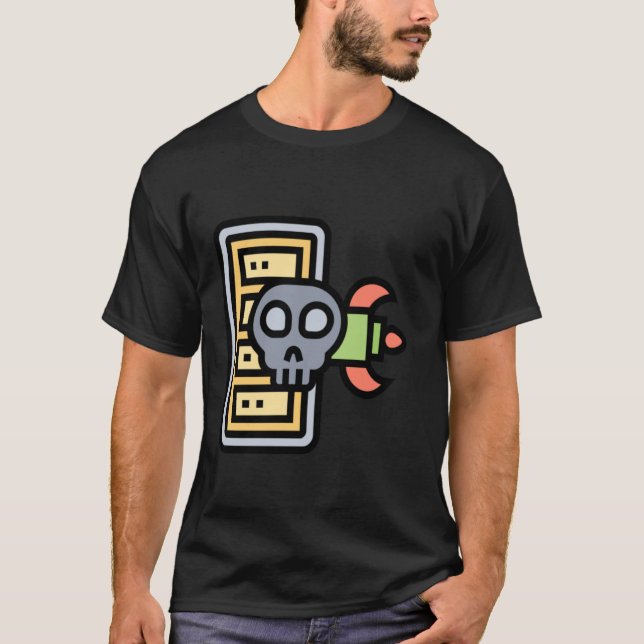 Computer Hacker Cyber Security Professional DDOS T-Shirt (Front)