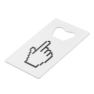 COMPUTER HAND POINTER / MOUSE CURSOR CREDIT CARD BOTTLE OPENER