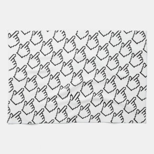 COMPUTER HAND POINTER / MOUSE CURSOR KITCHEN TOWEL