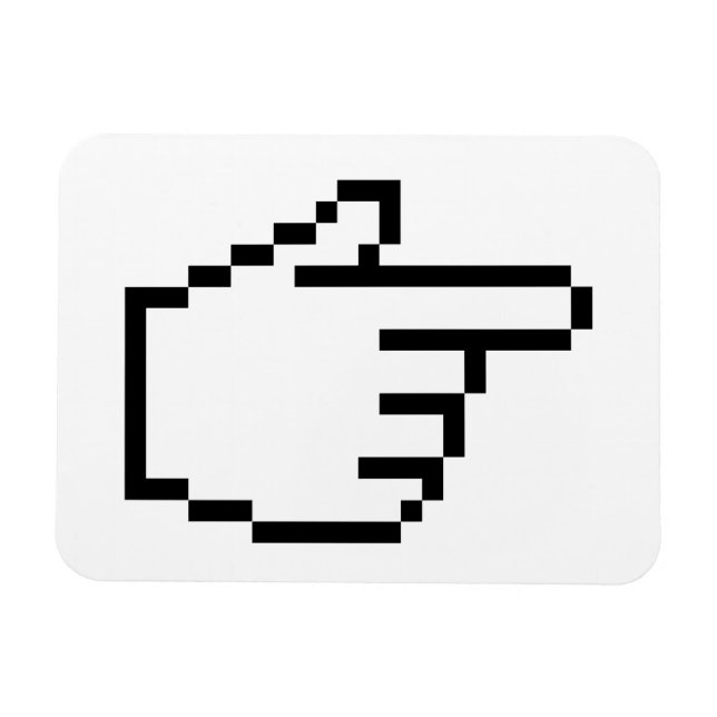 COMPUTER HAND POINTER / MOUSE CURSOR MAGNET (Horizontal)