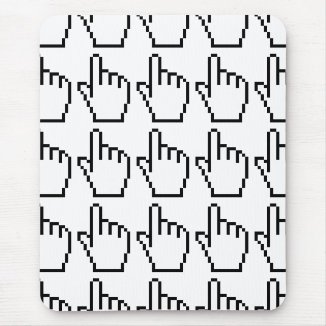 COMPUTER HAND POINTER / MOUSE CURSOR MOUSE PAD (Front)