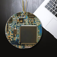 Computer Hard Drive Circuit Board - Blue