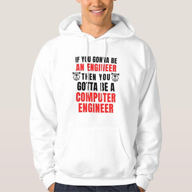 COMPUTER HARDWARE ENGINEER HOODIE (Front)