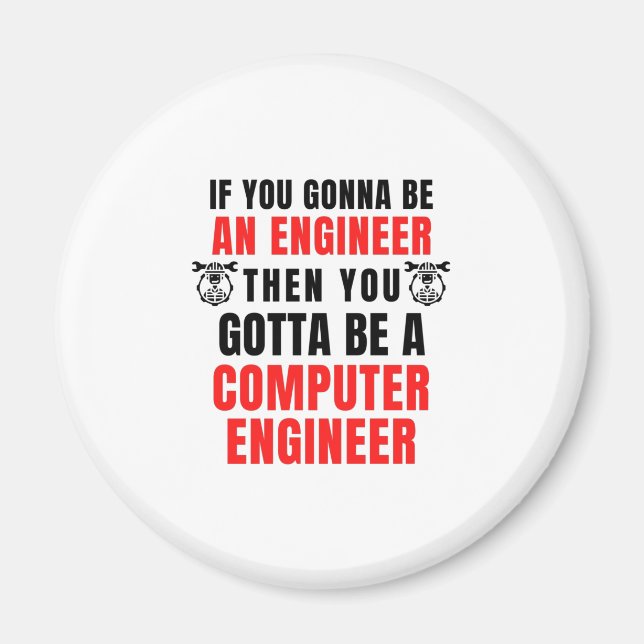 COMPUTER HARDWARE ENGINEER MAGNET (Front)