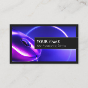Computer hardware specialist and repair specialist business card