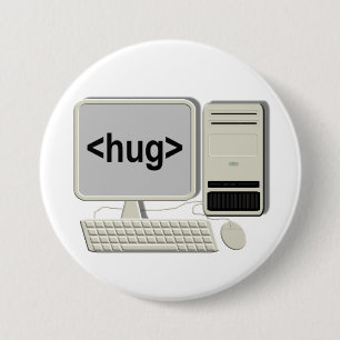 Computer Hug Button