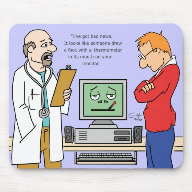 Computer Ills Mouse Pad (Front)