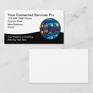 Computer Internet Networking Services Business Card