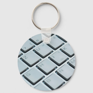 Computer Keyboard Keys - Electronic Print Keychain