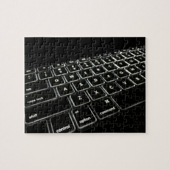 Computer Keyboard Puzzle (Horizontal)