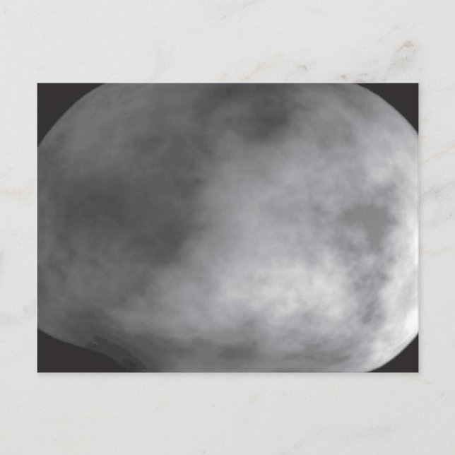 Computer Model of the Asteroid Vesta Postcard (Front)