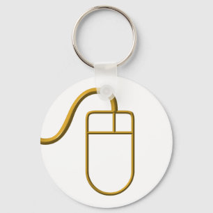 Computer Mouse Keychain