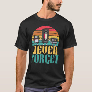 Computer Never Forget Computer Storage Media Hardw T-Shirt