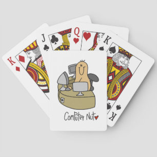 Computer Nut T-shirts and Gifts Playing Cards