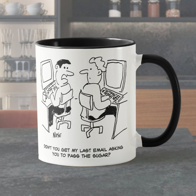 Computer Operator Emails Requesting Sugar Mug (Creator Uploaded)