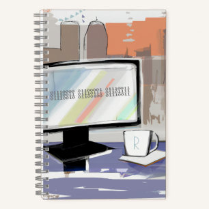 Computer Passwords Spiral Notebook