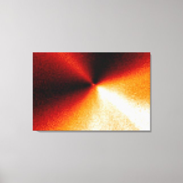 Computer Processed Image of Nuclear Region of Com Canvas Print (Front)