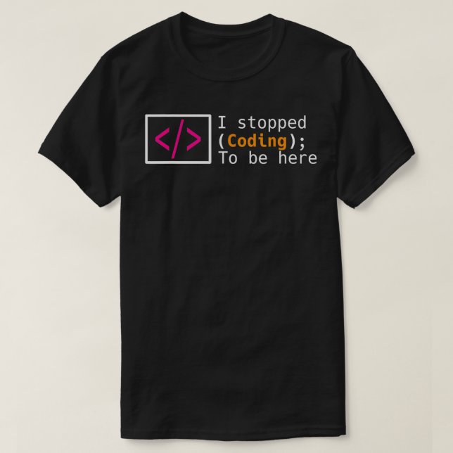 Computer Programmer and Coding Gift for Programmin T-Shirt (Design Front)