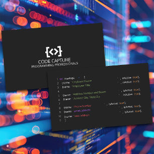 Computer Programmer Business Card