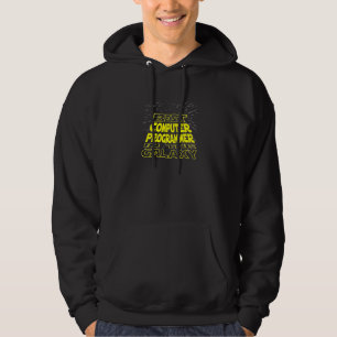 Computer Programmer Cool Galaxy Job Hoodie