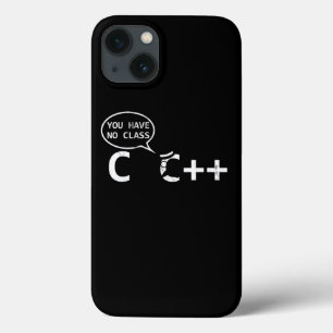 Computer Programmer Funny C Class Joke  iPhone 13 Case
