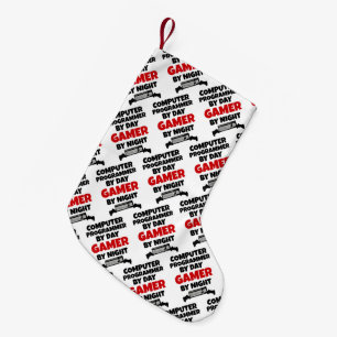 Computer Programmer Gamer Small Christmas Stocking