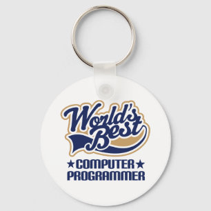 Computer Programmer Gift Keychain