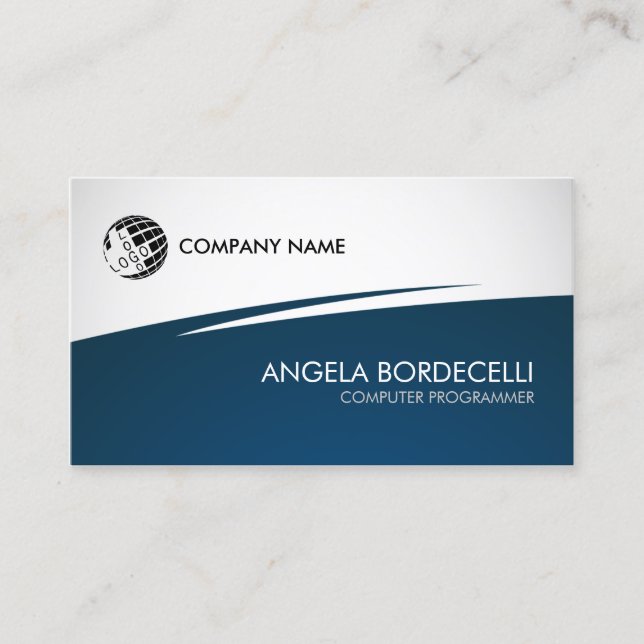 Computer Programmer Technology  Business Card (Front)
