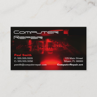 Computer Repair Business Card