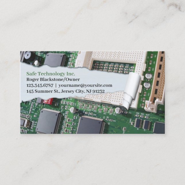 Computer Repair Business Card (Front)
