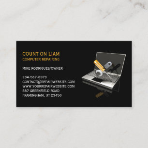 Computer Repair Business Card