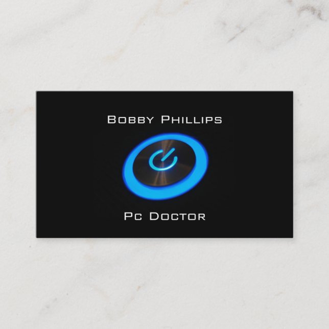 computer repair business card (Front)