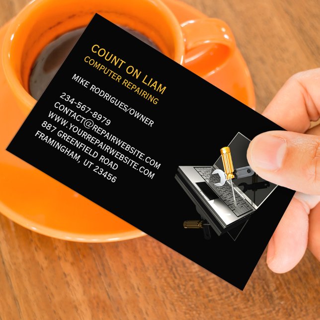 Computer Repair Business Card (Creator Uploaded)