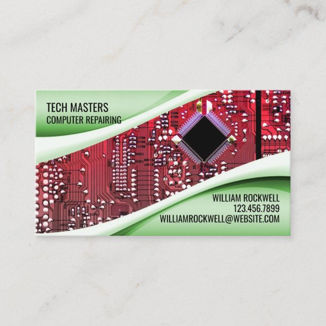 Computer Repair Business Card (Front)