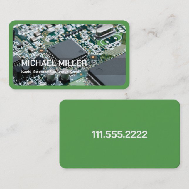 Computer Repair Business Card (Front/Back)