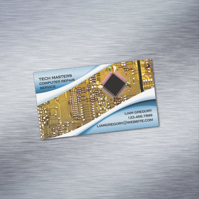 Computer Repair Magnetic Business Card (In Situ)