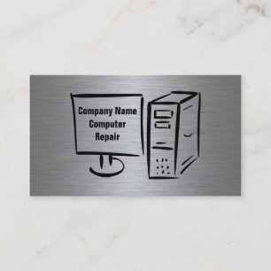 Computer Repair or Tech Support Business Card