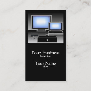 Computer Repair Service Business Card 2