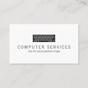 Computer Repair, Tech, Business Card