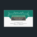 Computer Science Circuit Board Geek Coding Tech Business Card<br><div class="desc">Computer Science Circuit Board Geek Coding Tech</div>