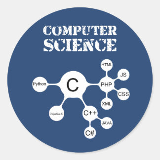 Computer Science Classic Round Sticker